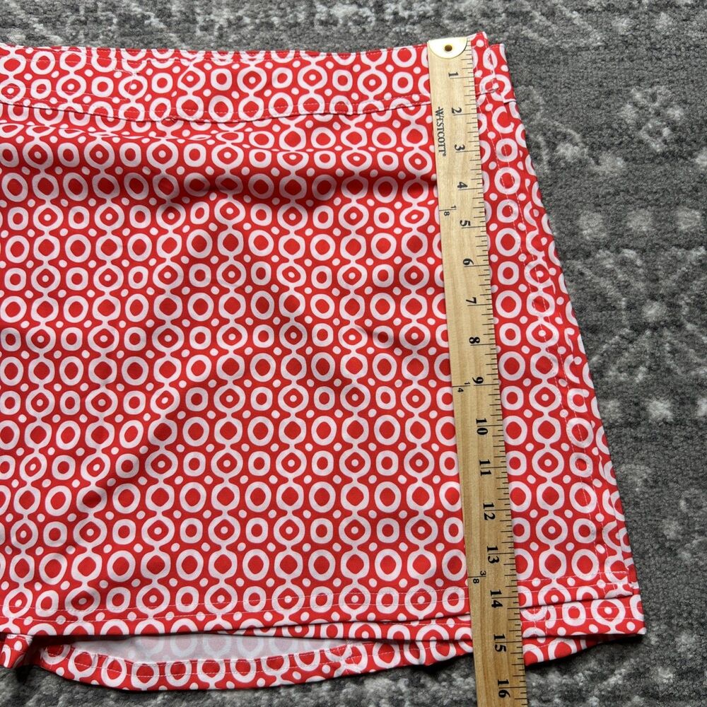 RipSkirt Hawaii NWT Dot Red Mini Wrap Skirt Small Beach Vacation Tropical Adjust - Picture 7 of 8